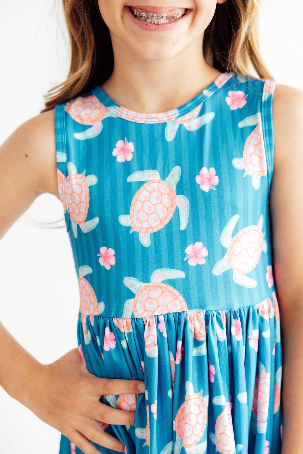 Turtley Adorable Tank Twirl Dress - Aaria Tees Aaria Tees