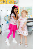 Art Class S/S Pocket Twirl Dress Aaria Tees