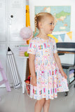 Art Class S/S Pocket Twirl Dress Aaria Tees