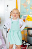 Mint Faux Suede Pinafore - Aaria Tees Aaria Tees