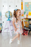 Class Act Flutter Sleeve Twirl Dress - Aaria Tees Aaria Tees