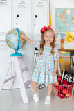 Honor Roll Smocked Ruffle Dress - Aaria Tees Aaria Tees