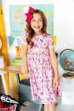 2nd Grade S/S Pocket Twirl Dress - Aaria Tees Aaria Tees