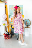 2nd Grade S/S Pocket Twirl Dress - Aaria Tees Aaria Tees