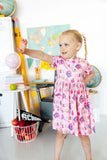 Pre-K S/S Pocket Twirl Dress - Aaria Tees Aaria Tees
