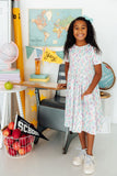 Color Crayons S/S Pocket Twirl Dress - Aaria Tees Aaria Tees