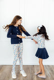 Navy Twirl Skort - Aaria Tees Aaria Tees