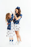 Auburn White Aubie Ruffle Twirl Skort - Aaria Tees Aaria Tees