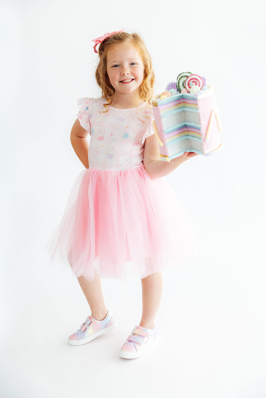 Birthday Magic Flutter Sleeve Tutu Dress - Aaria Tees Aaria Tees