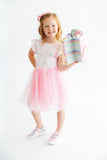 Birthday Magic Flutter Sleeve Tutu Dress - Aaria Tees Aaria Tees