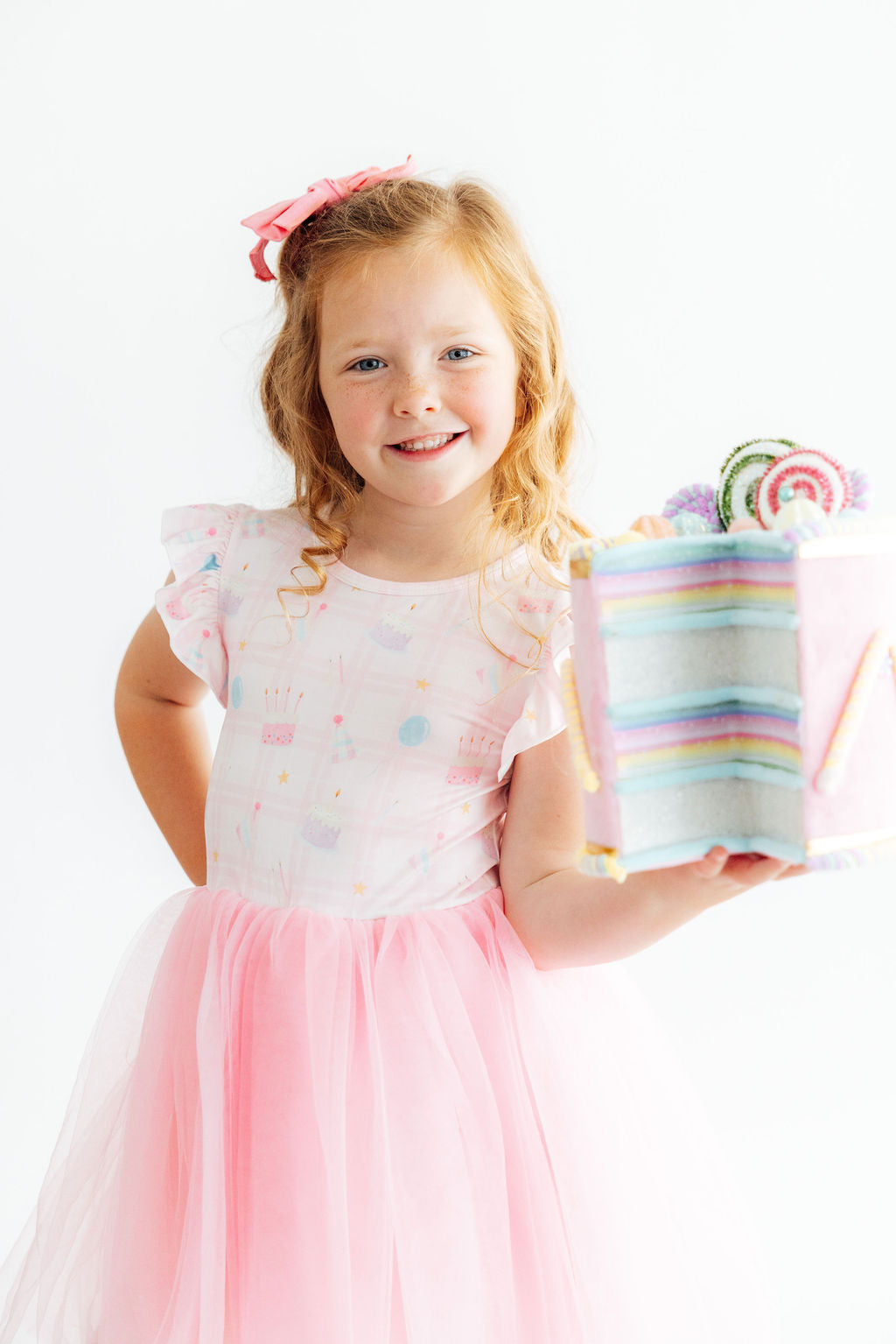 Birthday Magic Flutter Sleeve Tutu Dress - Aaria Tees Aaria Tees