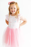 Birthday Magic Flutter Sleeve Tutu Dress - Aaria Tees Aaria Tees