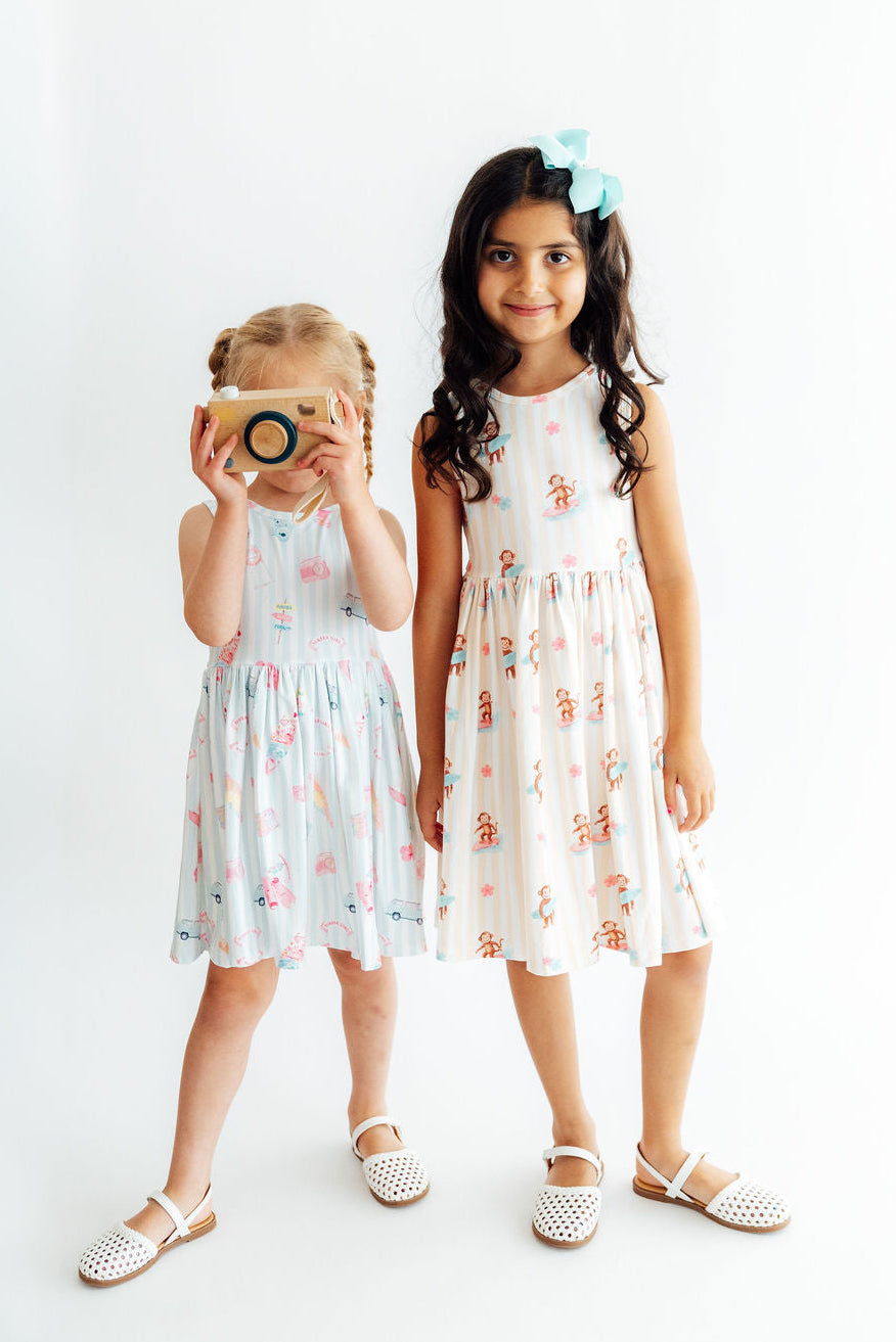 Malibu Girl Tank Twirl Dress - Aaria Tees Aaria Tees