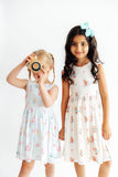 Monkey Sea, Monkey Do Tank Twirl Dress - Aaria Tees Aaria Tees