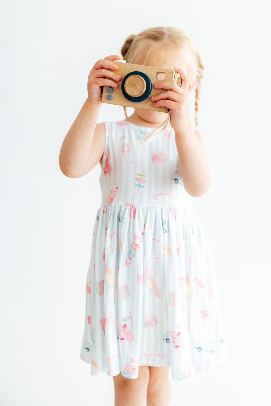 Malibu Girl Tank Twirl Dress - Aaria Tees
