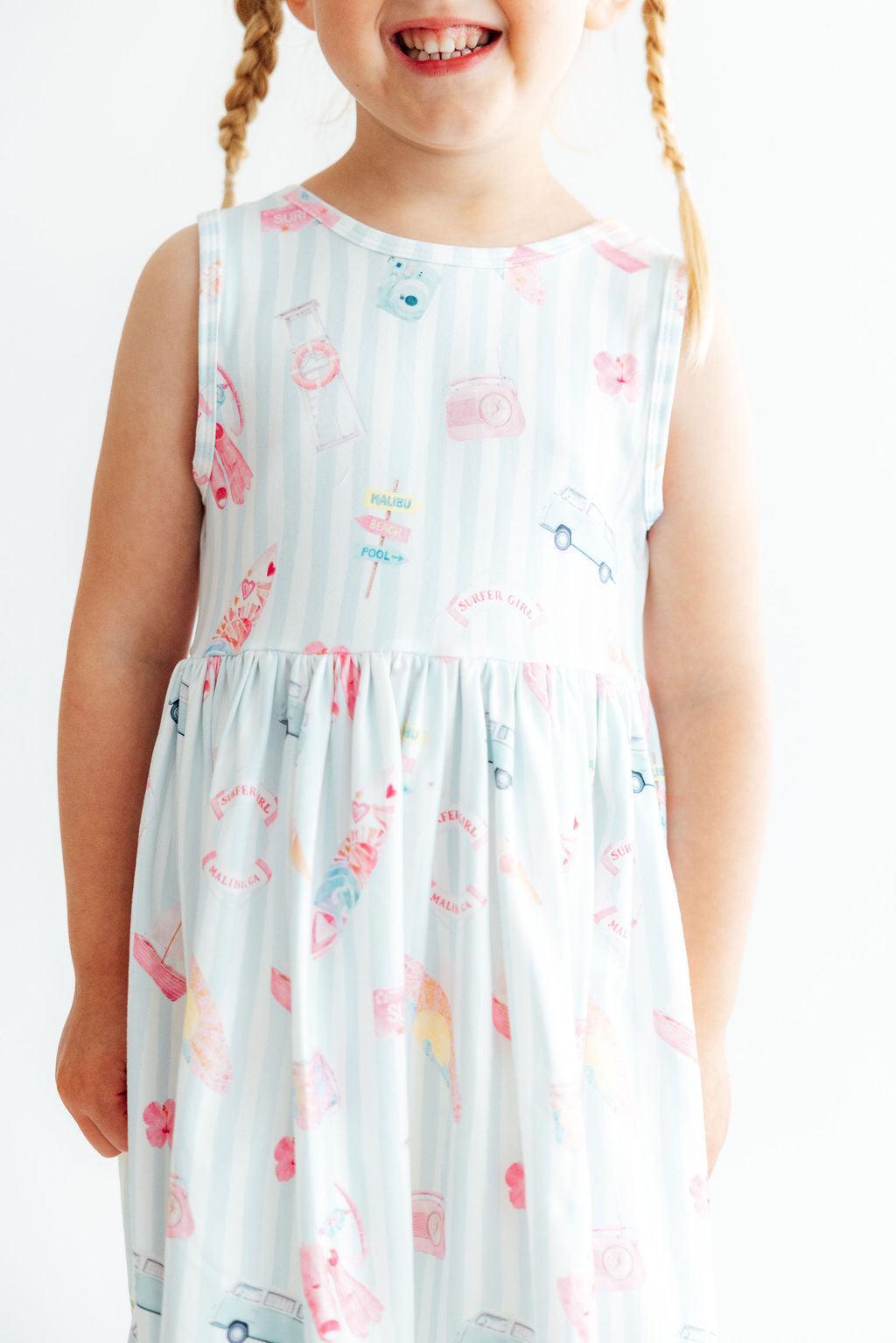 Malibu Girl Tank Twirl Dress - Aaria Tees Aaria Tees