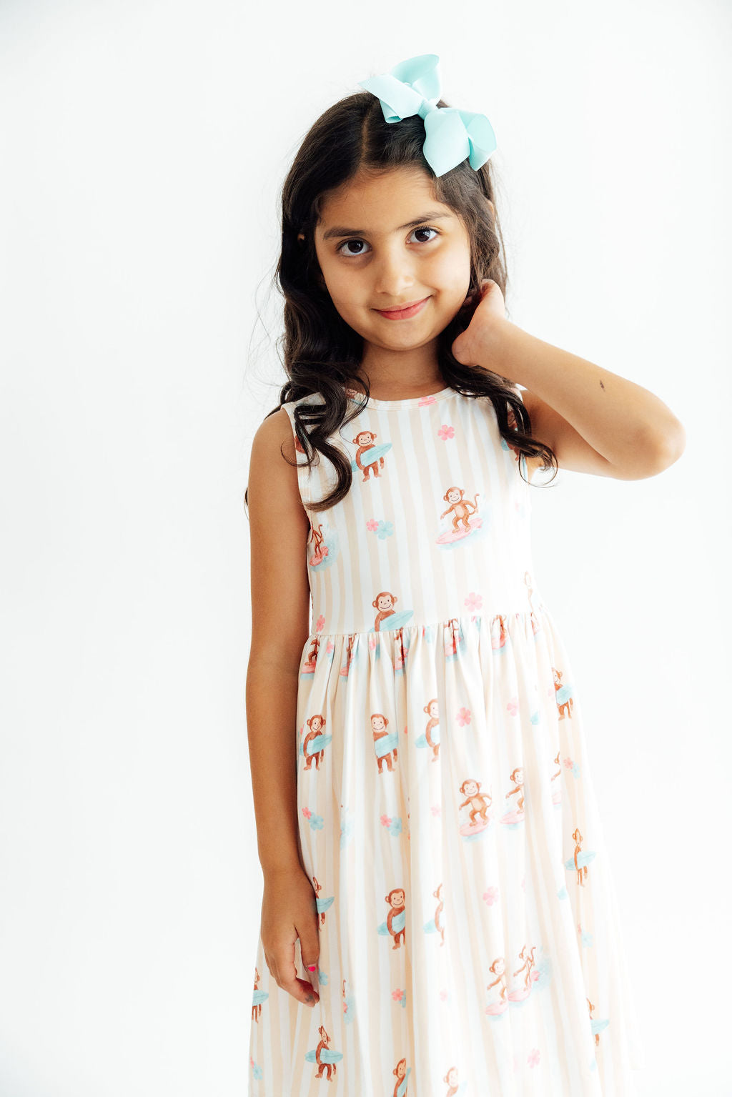 Monkey Sea, Monkey Do Tank Twirl Dress - Aaria Tees Aaria Tees