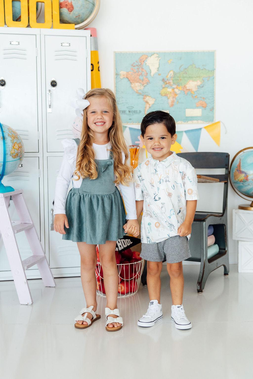 Boys ABC Adventure S/S Polo - Aaria Tees Aaria Tees