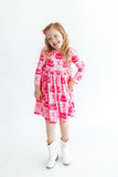 Make a Wish L/S Pocket Twirl Dress - Aaria Tees Aaria Tees
