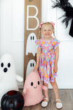 Autumn Sparkle Flutter Sleeve Twirl Dress - Aaria Tees Aaria Tees