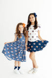 Auburn Plaid Aubie Flutter Twirl Dress - Aaria Tees Aaria Tees