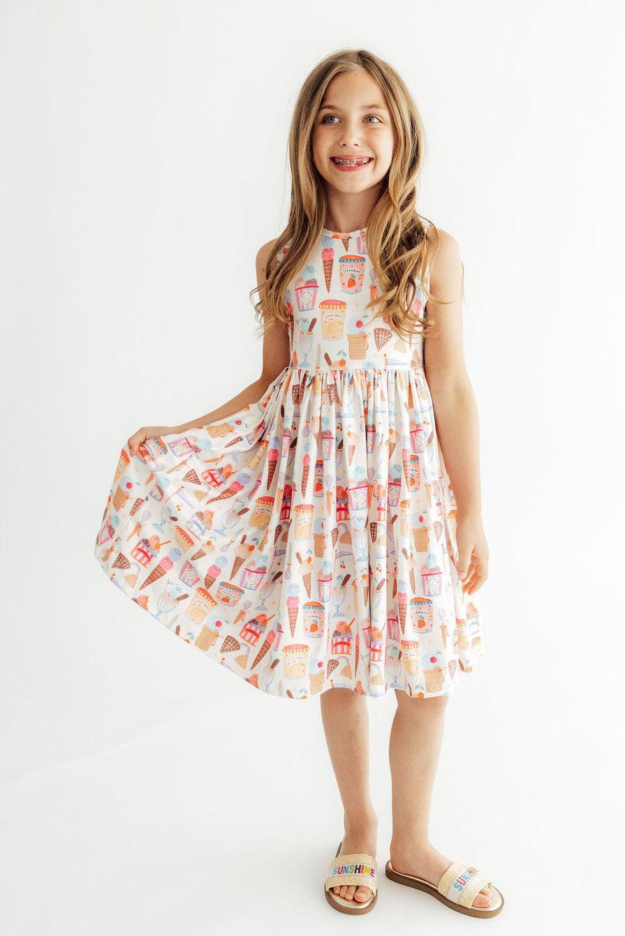 What's the Scoop Tank Twirl Dress - Aaria Tees Aaria Tees