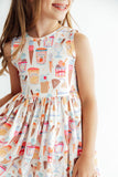 What's the Scoop Tank Twirl Dress - Aaria Tees Aaria Tees