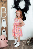 Spooktacular Flutter Sleeve Twirl Dress - Aaria Tees Aaria Tees
