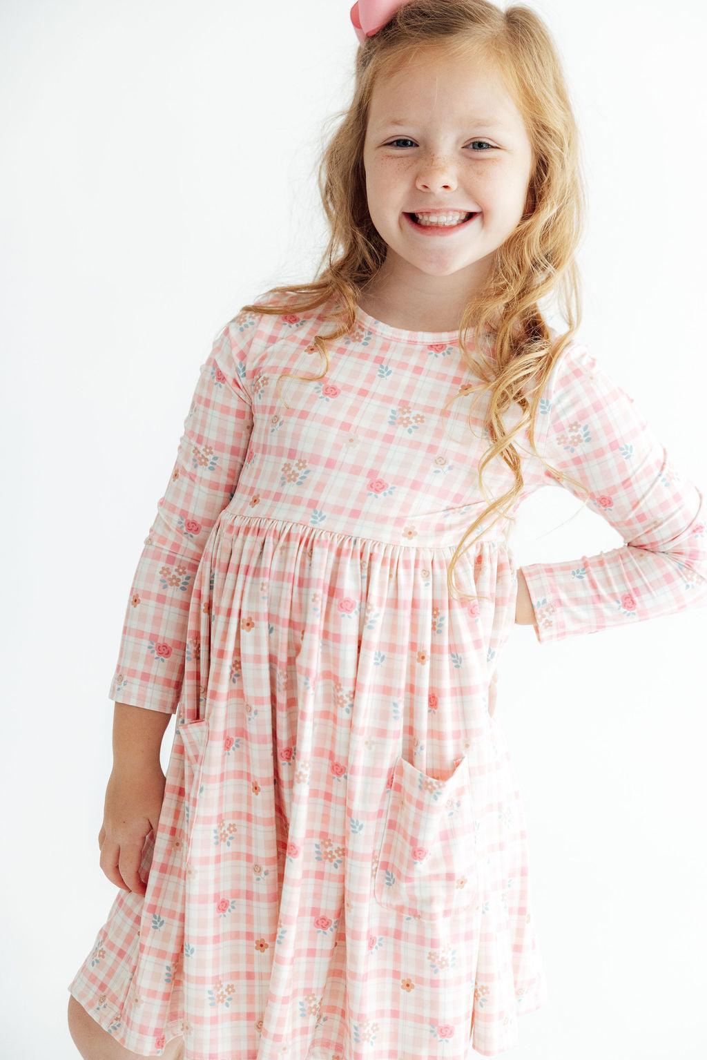 Off the Grid L/S Pocket Twirl Dress - Aaria Tees Aaria Tees