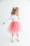 Country Christmas L/S Tutu Dress - Aaria Tees Aaria Tees