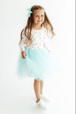 Pumpkin Spice Pups L/S Tutu Dress - Aaria Tees Aaria Tees