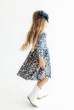 Marigold Moon 3/4 Sleeve Pocket Twirl Dress - Aaria Tees Aaria Tees