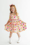 Falling Leaves 3/4 Sleeve Pocket Twirl Dress Aaria Tees