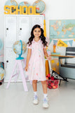 Gold Star Girl S/S Polo Dress - Aaria Tees Aaria Tees