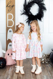 Here for the Candy 3/4 Sleeve Pocket Twirl Dress Aaria Tees