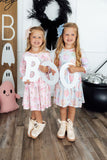 Pawsitively Spooky L/S Pocket Twirl Dress - Aaria Tees Aaria Tees