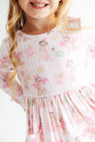 Pawsitively Spooky L/S Pocket Twirl Dress - Aaria Tees Aaria Tees