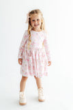 Pawsitively Spooky L/S Pocket Twirl Dress - Aaria Tees Aaria Tees