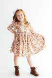 Fall Harvest L/S Pocket Twirl Dress - Aaria Tees Aaria Tees
