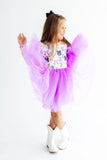 Tied with a Boo L/S Tutu Dress - Aaria Tees Aaria Tees