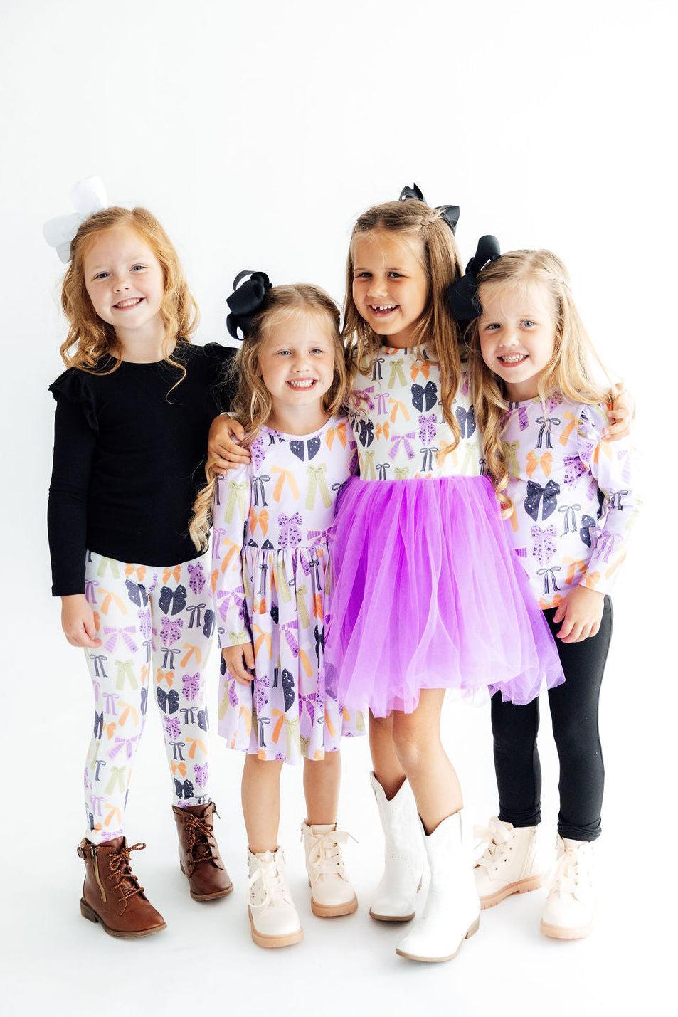 Tied with a Boo Leggings - Aaria Tees Aaria Tees