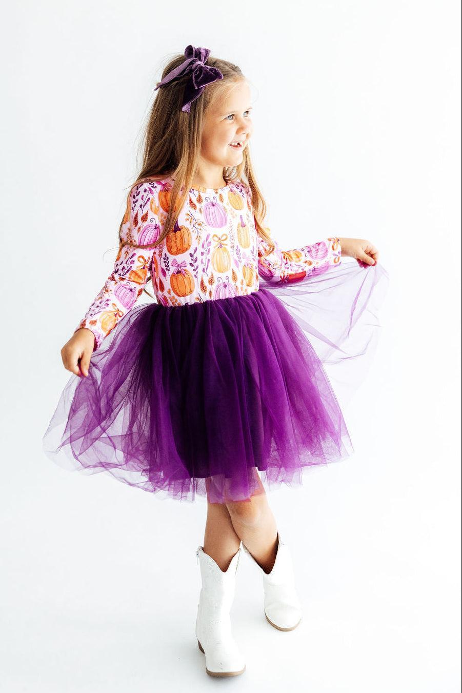 Gourdgeous L/S Tutu Dress - Aaria Tees Aaria Tees