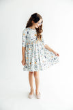 Ghouls Rule 3/4 Sleeve Pocket Twirl Dress - Aaria Tees Aaria Tees
