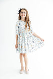 Ghouls Rule 3/4 Sleeve Pocket Twirl Dress - Aaria Tees Aaria Tees