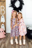 Ghouls Just Want to Have Fun 3/4 Sleeve Pocket Twirl Dress Aaria Tees