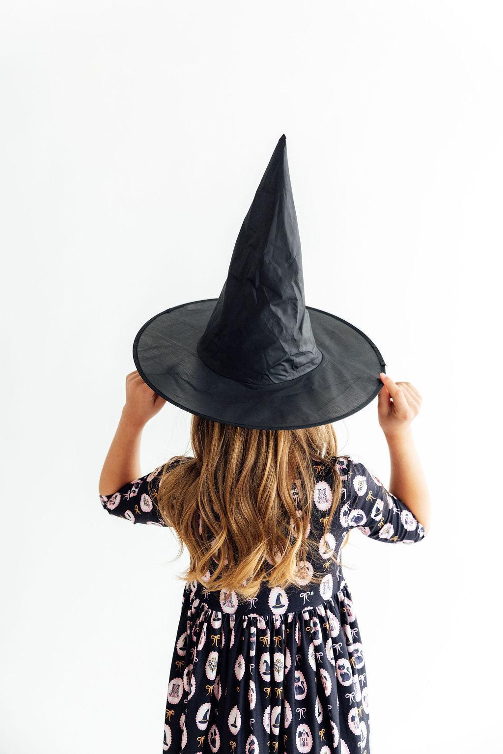 Hocus Pocus 3/4 Sleeve Pocket Twirl Dress - Aaria Tees Aaria Tees