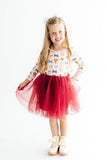 Hello Fall L/S Tutu Dress - Aaria Tees Aaria Tees