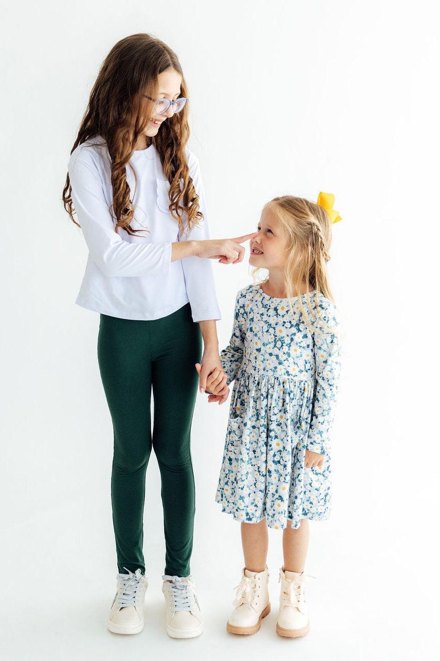 Oopsie Daisy L/S Pocket Twirl Dress - Aaria Tees Aaria Tees