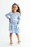 Twinkle Glow L/S Pocket Twirl Dress - Aaria Tees Aaria Tees