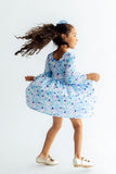 Twinkle Glow L/S Pocket Twirl Dress - Aaria Tees Aaria Tees